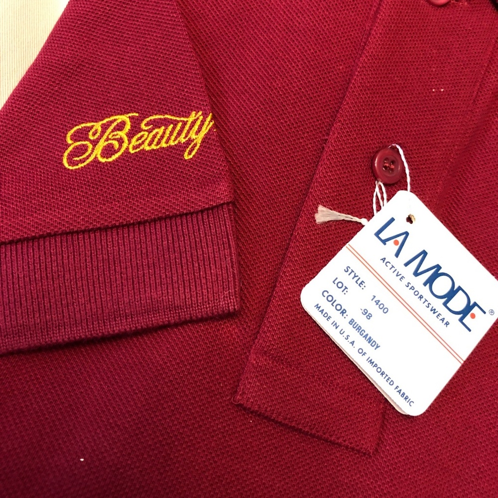 LaMode BEAUTYREST Polo Shirt 100% Cotton XL w/tags